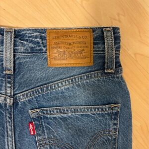 Levi's High Loose Taper Denim Jeans size 23